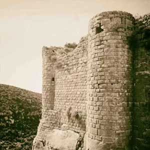 Sahyun Castle S. E corner ramparts 1934 Syria