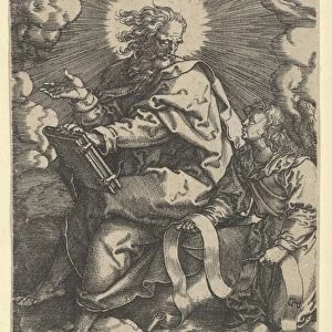 Saint Matthew Four Evangelists 1539 Engraving