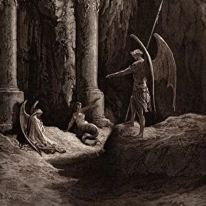 Satan at the Gates of Hell, by Gustave Dore