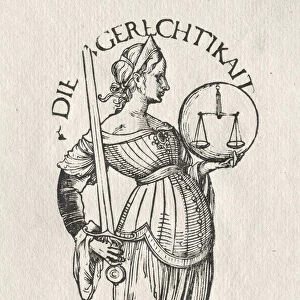 Seven Virtues Justice Hans Burgkmair German 1473-1531