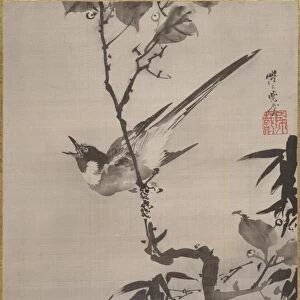 Singing Bird Branch Meiji period 1868-1912
