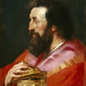 Sir Peter Paul Rubens and Studio, Head of One of the Three Kings: Melchior, The Assyrian