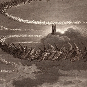 THE SPIRITS IN JUPITER, BY GUSTAVE DORE. Gustave Dore, 1832 - 1883, French