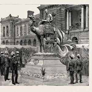 Statue of General Gordon, Brompton Barracks, Chatham, the Prince of Wales Unveiling