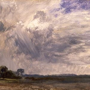 Study of a Cloudy Sky Cloud study Landscape with Grey Windy Sky, John Constable