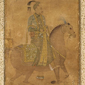 Sultan Abdullah Qutb Shah 1614-74 Horseback 1635