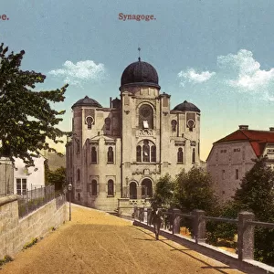 Synagogue Podmokly Děčin 1915