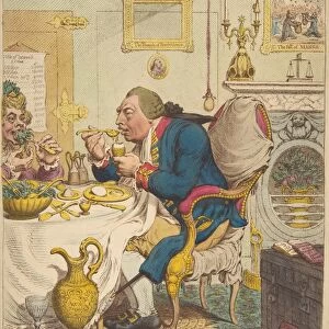 Temperance Enjoying Frugal Meal July 28 1792