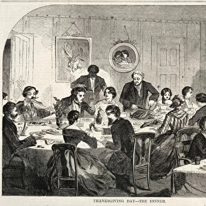 Thanksgiving Day Dinner 1858 Winslow Homer American