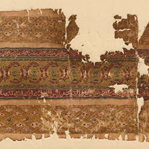 Tiraz guilloche bands 1100s Egypt Fatimid period