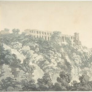 Tivoli Villa Maecenas part Cascatelle late 18th century
