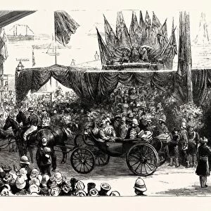 The Tour of the Czarevitch in India, his Imperial Highnesss Arrival at Bombay