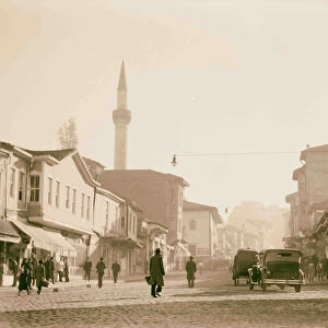 Turkey Ankara Street castle distance 1935