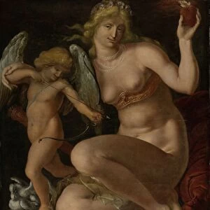 Venus and Cupid, Jacob de Gheyn (II), 1605 - 1610