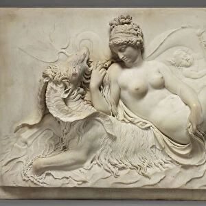 Venus Reclining Sea Monster Cupid Putto John Deare