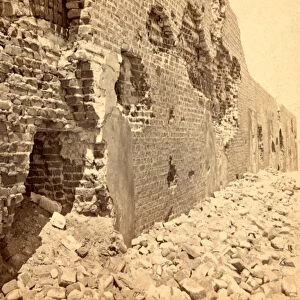 View of the east face of Fort Sumpter (i