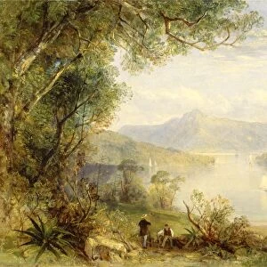 View on the Hudson River, Thomas Creswick, 1811-1869, British