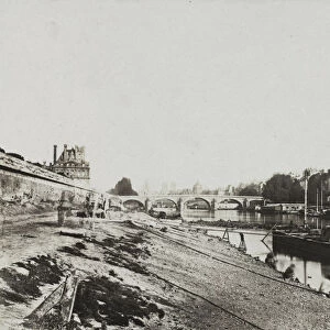 View Pont de la Concorde 1852 Charles Henri Plaut