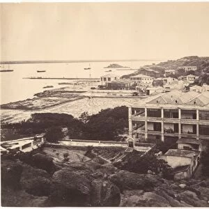 View Rak-Chui opposite Swatow ca 1869 Albumen silver print