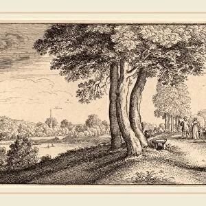 Wenceslaus Hollar (Bohemian, 1607-1677), Albury, 1645, etching