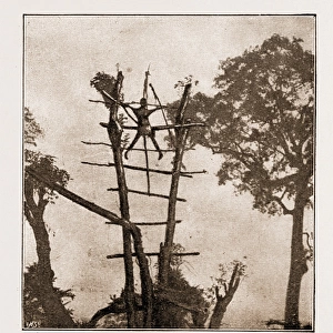 A Woman Crucified at Benin