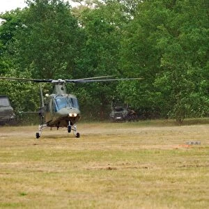 An Agusta A109 helicopter of the Belgian Army