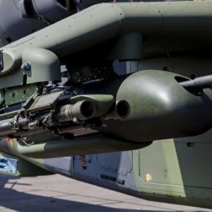AIM-92 Stinger weapon and gun pod on a German Army Eurocopter Tiger