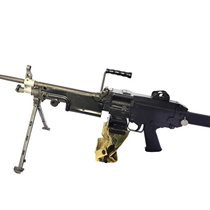 FN Minimi 5. 56mm light machine gun