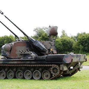 A Gepard anti-aircraft tank of the Belgian Army