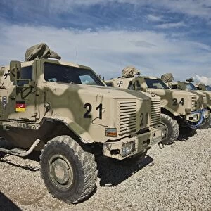 German Army ATF Dingo armored vehicles