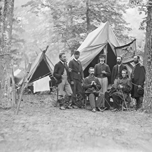 Officers from the 16th Pennsylvania Cavalry during the American Civil War