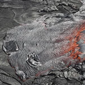 Overflowing lava lake, Erta Ale volcano, Danakil Depression, Ethiopia