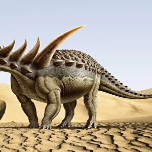 Sauropelta, a nodosaurid dinosaur from the Cretaceous Period