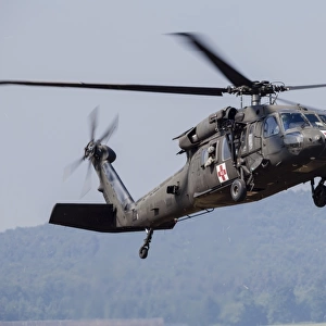 UH-60A Black Hawk medevac helicopter of the U.s Army