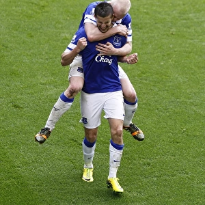 Triumphant Moment: Mirallas, Naismith, and Arteta's Own Goal (3-0: Everton vs Arsenal, Goodison Park, 06-04-2014)