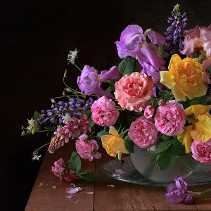 Still life with June flowers