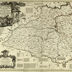 County Map of County Durham, c. 1777