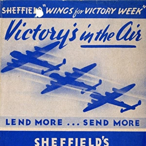 Cover of programme for Sheffield Wings for Victory Week, 1943