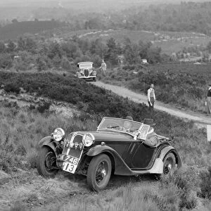 1935 Frazer-Nash BMW 315 / 40 taking part in the NWLMC Lawrence Cup Trial, 1937. Artist: Bill Brunell