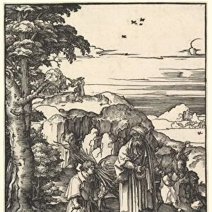 Abraham Going to Sacrifice Isaac, 1517-19. Creator: Lucas van Leyden