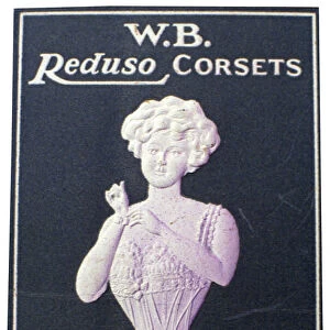 Advert for WB Reduso corsets, 1900s