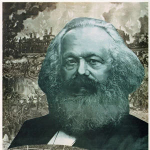 The aim of the Union is an overthrow of the... (Karl Marx), 1933. Artist: Klutsis, Gustav (1895-1938)