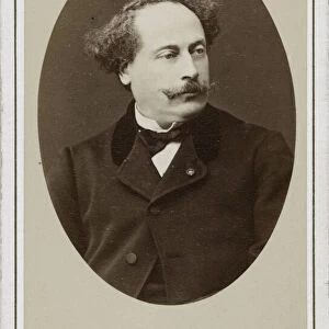 Alexandre Dumas, fils (1824-1895), 1895. Creator: Mulnier, Ferdinand (1817-1891)