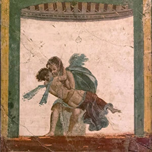 Amor and Psyche, 1st H. 1st cen. AD. Creator: Roman-Pompeian wall painting