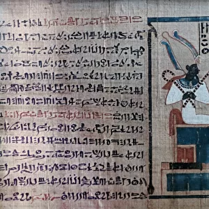 Detail from an Ancient Egyptian Book of the Dead