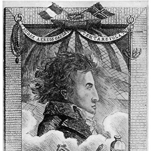 Andre Jacques Garnerin, French aeronaut and the first parachutist, c1800 (1910)