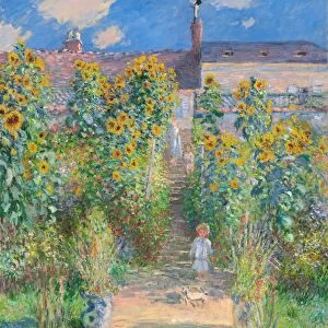 The Artists Garden at Vetheuil, 1881. Creator: Claude Monet