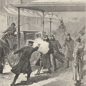 The Assassination of Count Mikhail Loris-Melikov. From Le Monde Illustre, 1880