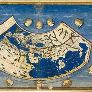 Atlas of Borso d Este, ca 1466-1467. Creator: Germanus, Donnus Nicolaus (ca. 1420-ca