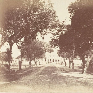 [Avenue, Mess and Capt. Hills House], 1850s. Creator: Captain R. B. Hill